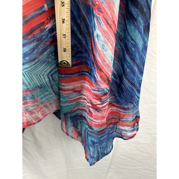 Y2K Fairy Halter Dress Handkerchief Forest Fae Cottagecore Beach Sangria Size‎ 4 - Picture 6 of 11